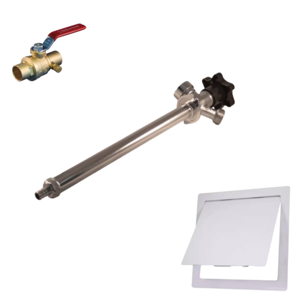 Frost-Free Hose Bib Replacement, Shutoff Valve Installation & Access Panel Package Add-On Pricing