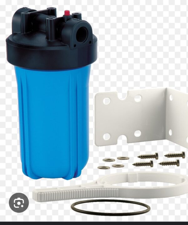 Sediment Filter 10" with Filter and Pressure Relief Valve and Mounting Bracket